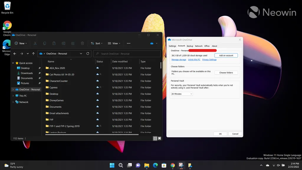 特写：Windows 11系统中的文件管理器